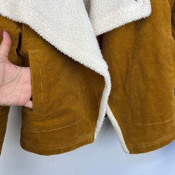 The Normal Brand Demi Corduroy Sherpa Jacket Womens Size XS - Picture 4 of 9